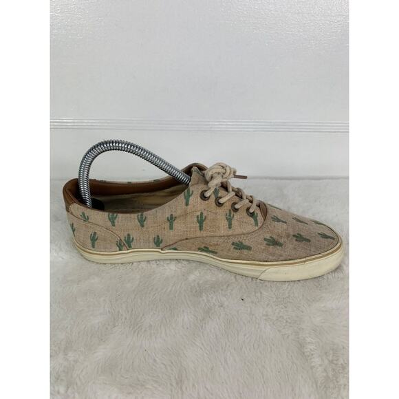 G.H. Bass & Co. Womens Cactus Print Canvas Lace-Up Sneakers Size 8.5M - Picture 6 of 10